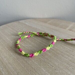 Lolita Bracelet, anklet, trendy, comfortable, tie, embroidery thread, woven, gif